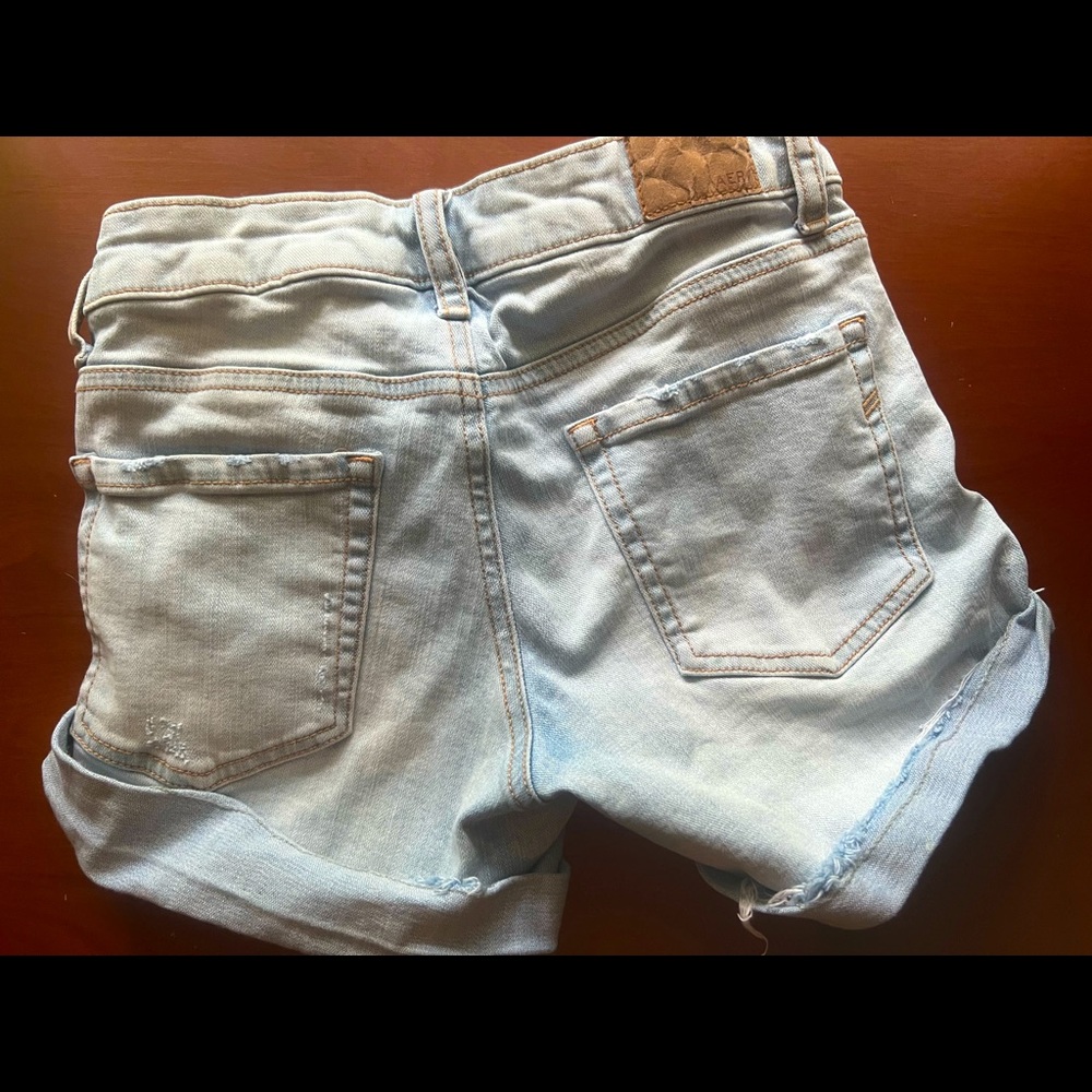 Aeropostale low rise midi shorts